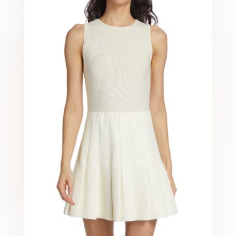 Alice + Olivia Chara Vegan Leather Dress